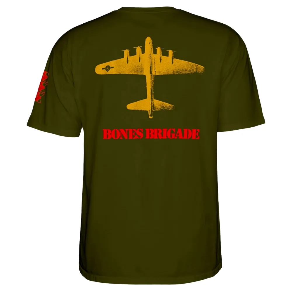 Powell Peralta Bones Brigade Bomber Military T-Shirt