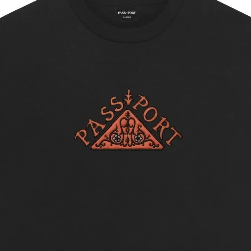 Passport Manuscript Black T-shirt