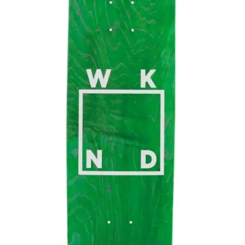 WKND OG Green White Logo TH Shape 8.5 Skateboard Deck