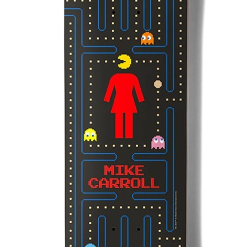 Girl Pac Man Collection Mike Carroll 8.375 Skateboard Deck