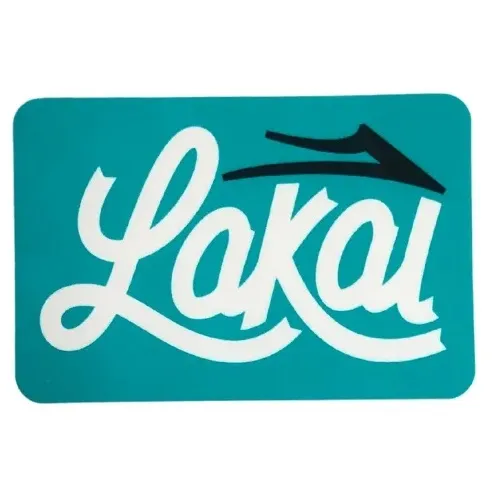Lakai Teal Decal Sticker