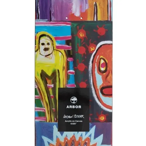 Arbor Greyson Collage Multi 8.625 Skateboard Deck