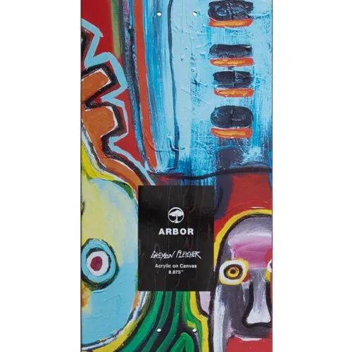 Arbor Greyson Collage Multi 8.875 Skateboard Deck