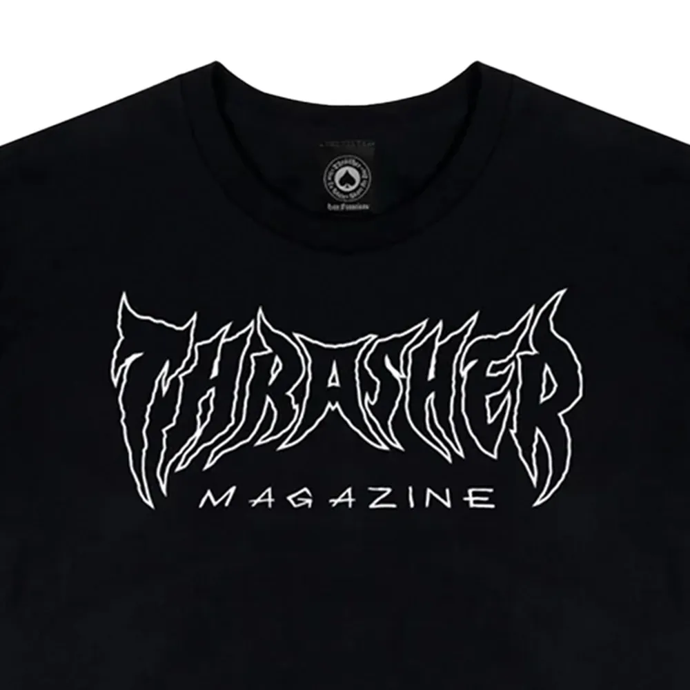 Thrasher Metal Black T-Shirt
