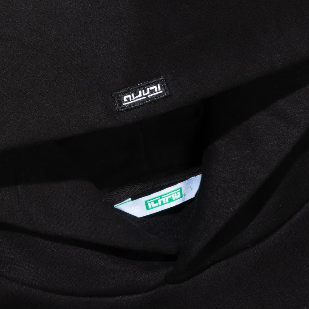 Ichpig Staple Cordless Black Hoodie
