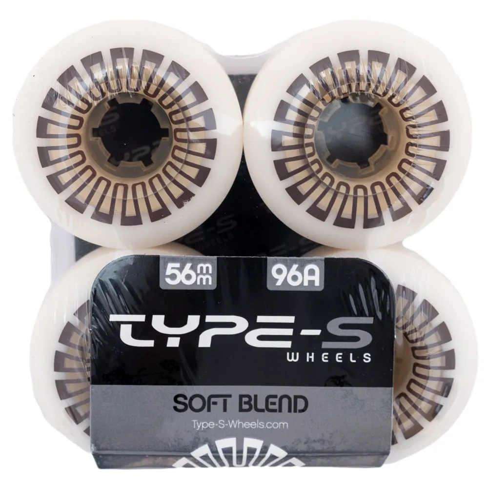 Type S Soft Blend 96A 56mm Skateboard Wheels