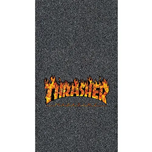Mob X Thrasher Real Flame Small Perforated 9 x 33 Skateboard Grip Tape Sheet