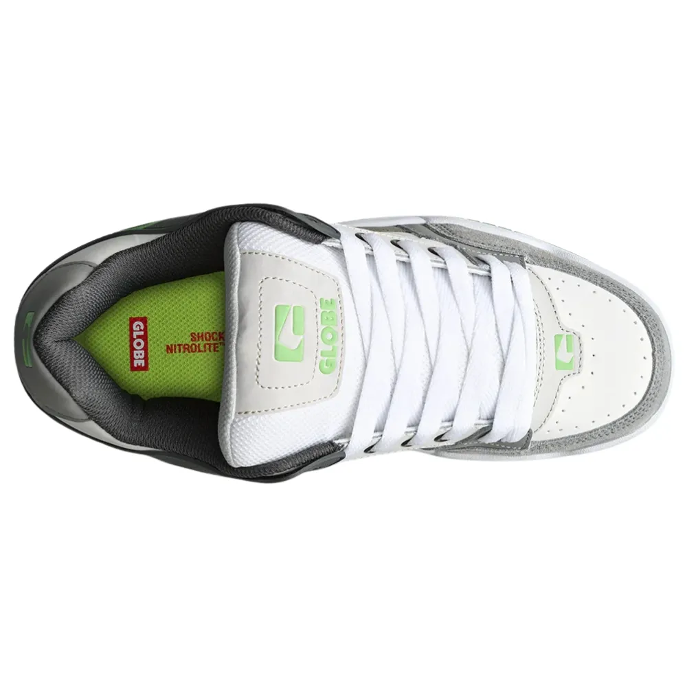 Globe Tilt Lunar Grey Green Mens Skate Shoes