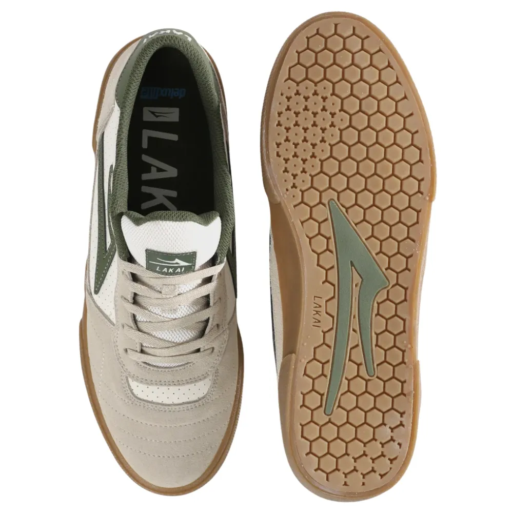 Lakai Cambridge Cream Suede Mens Skate Shoes