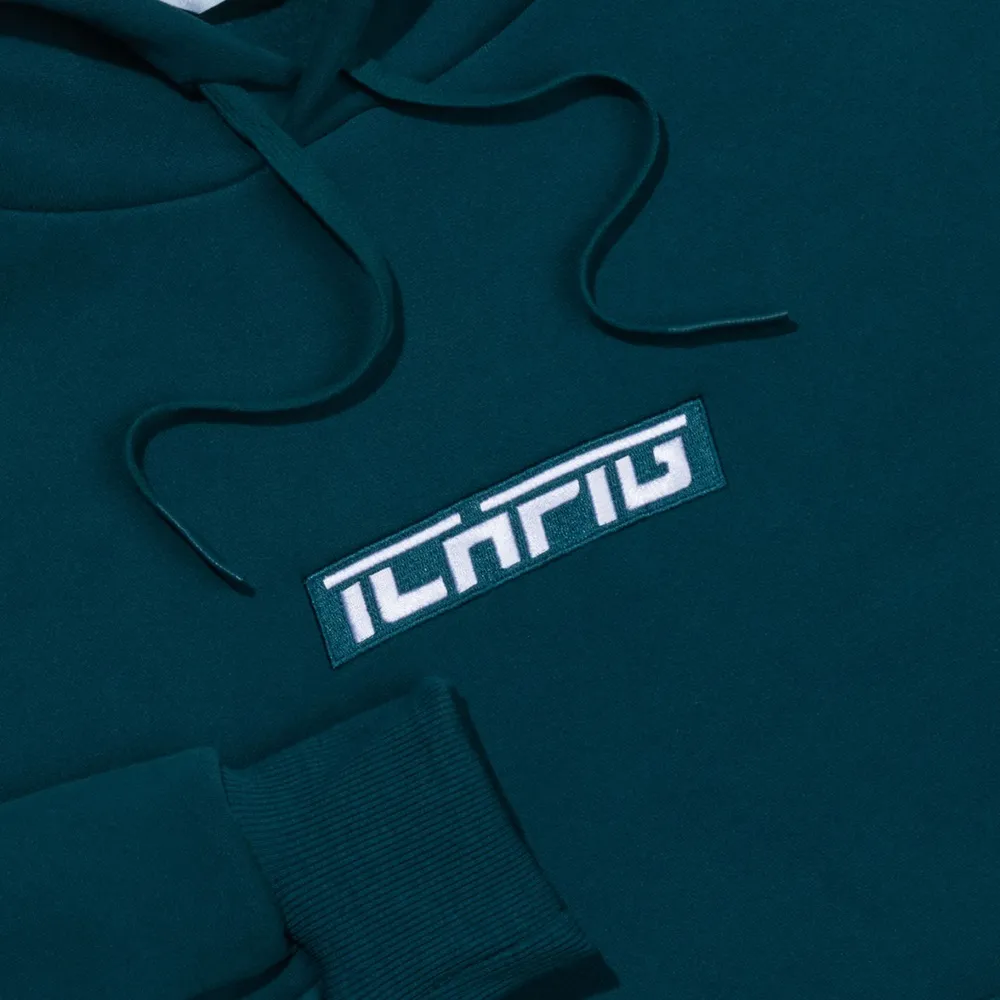 Ichpig Strike Anorak Dark Teal Hoodie