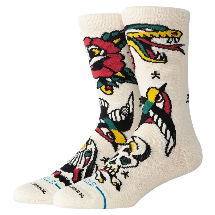 Stance Flash Canvas Large Mens Socks