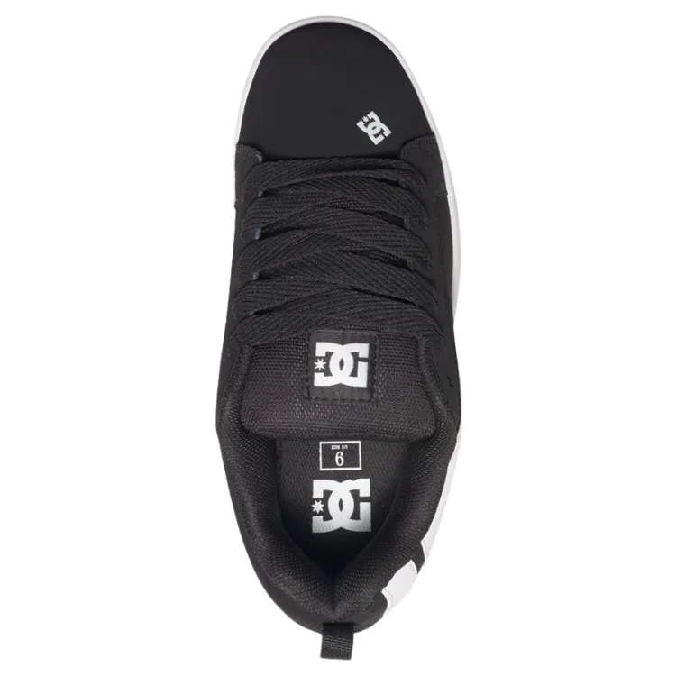 DC Court Graffik Black Mens Skate Shoes