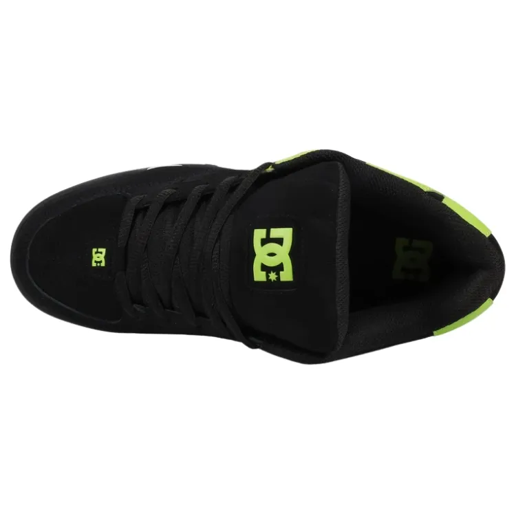 DC Command Black Lime Mens Skate Shoes
