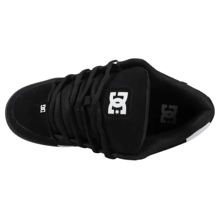 DC Command Black White Mens Skate Shoes