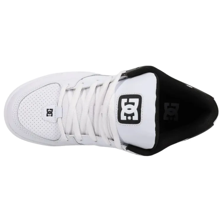 DC Command White Black Mens Skate Shoes