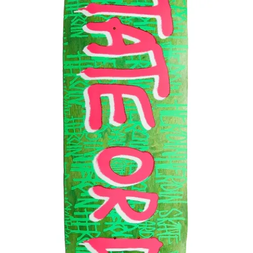 Heroin Mutate Or Die Team Green 8.7 Skateboard Deck