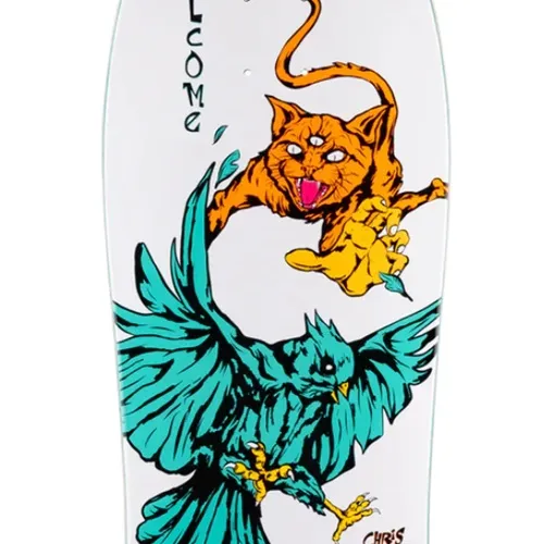 Welcome Miller Prequel On Crossbone White 10.0 Skateboard Deck