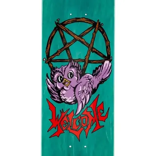 Welcome Lil Owl On Popsicle Teal 8.25 Skateboard Deck