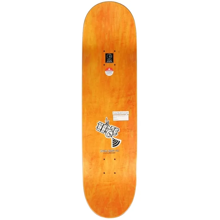 Polar Skate Co Aaron Herrington Planet Orange 8.125 Skateboard Deck
