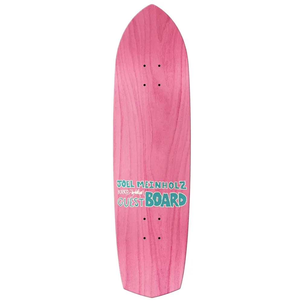 Krooked Joel Meinholz Guest Pro Zig Zagger Light Blue 8.62 Skateboard Deck