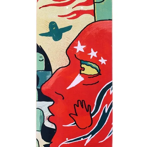 Krooked Wilson Three Star 8.5 Skateboard Deck