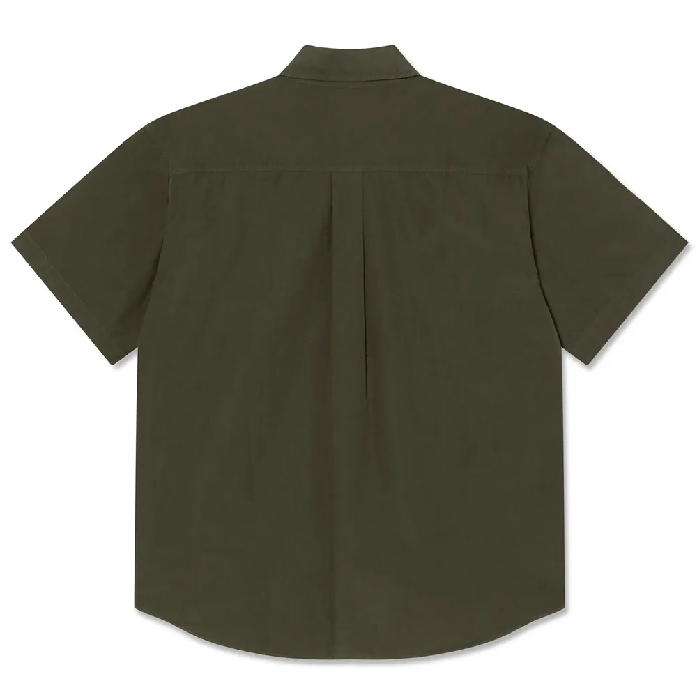 Polar Skate Co Mitchell Dirty Black Button Up Shirt