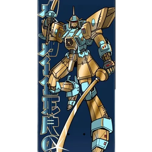 Powell Peralta Flight Caballero Gundam Blue Shape 244 8.5 Skateboard Deck