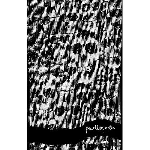 Powell Peralta Color Me Skullz Clear 10.5 x 33 Skateboard Grip Tape Sheet