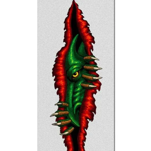 Powell Peralta Dragon Peeker Clear 10.5 x 33 Skateboard Grip Tape Sheet