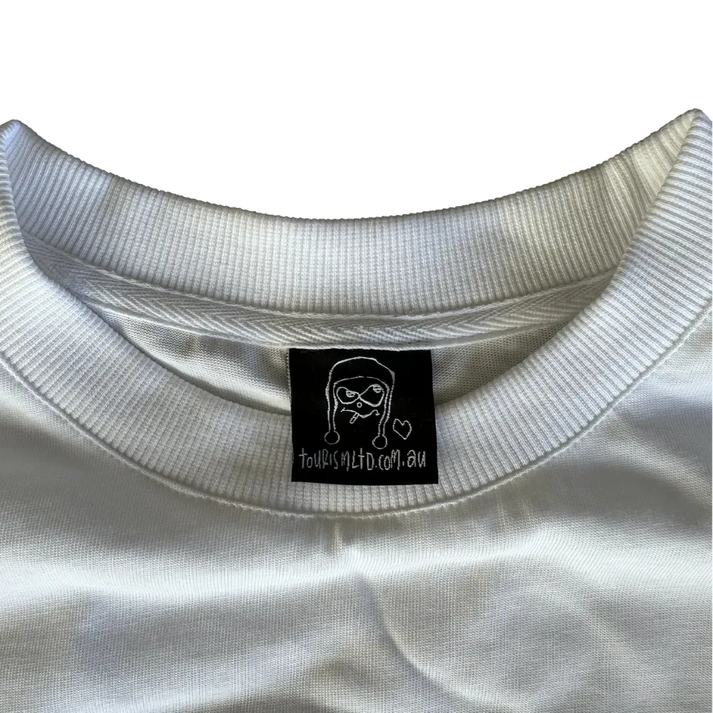 Tourism LTD Leopard Print White Pink T-Shirt