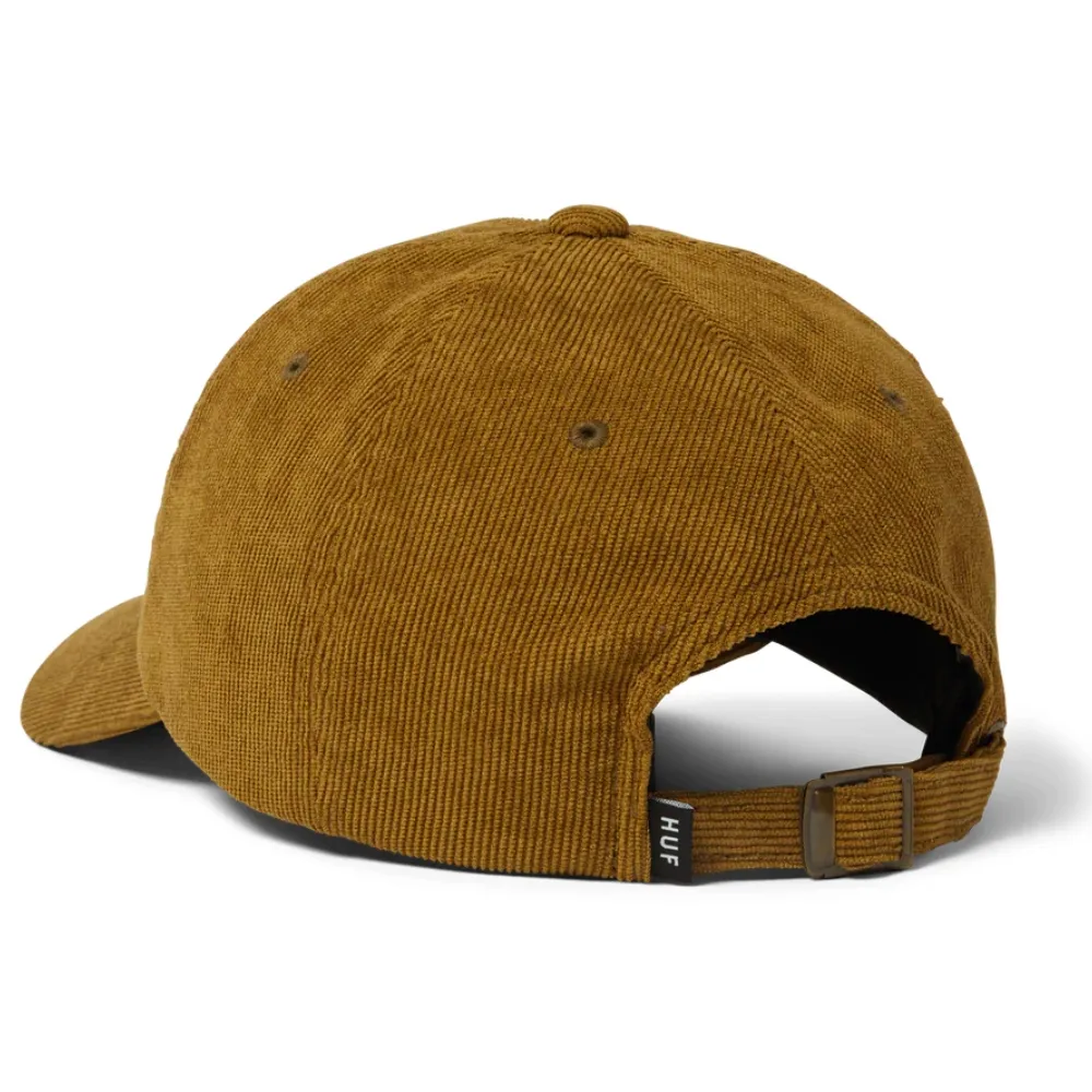 HUF OG Corduroy 6 Panel Curved Visor Moss Hat