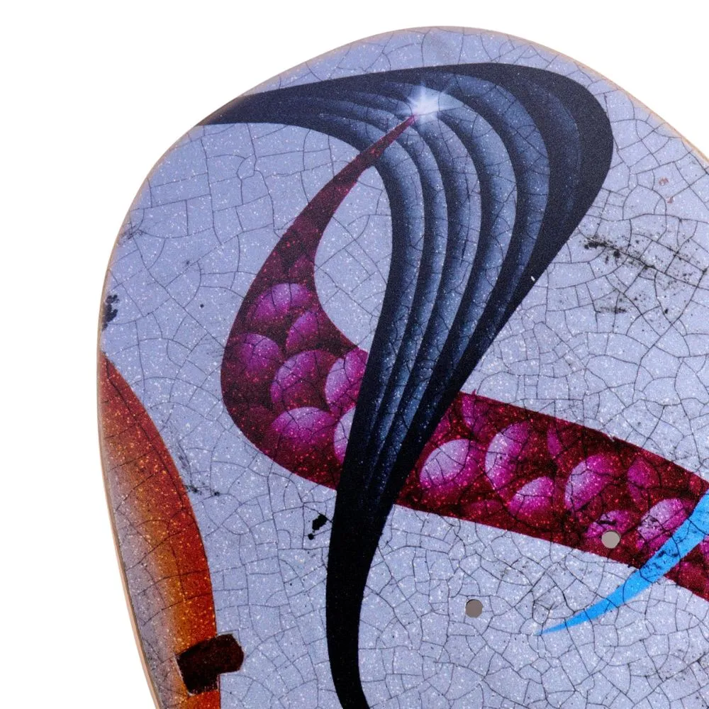 Passport Aged Airbrush Series Scales Softie Shape 8.625 Skateboard Deck