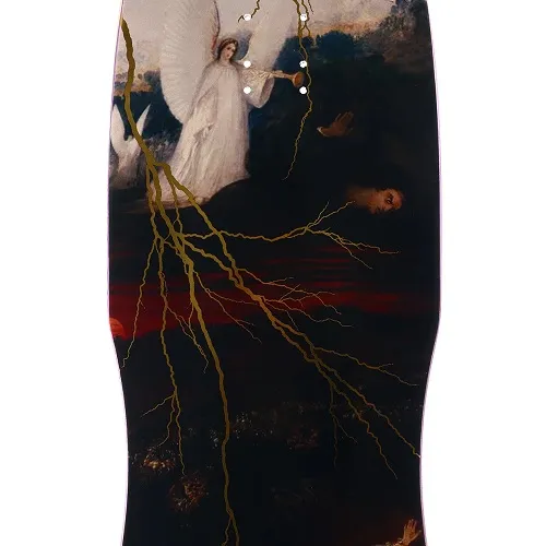 Welcome Rapture On Dark Lord Gold Foil 9.75 Skateboard Deck