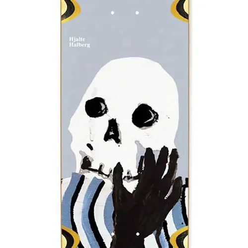Polar Skate Co Hjalte Halberg It Will Pass Blue 8.25 Skateboard Deck