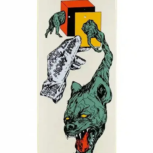 Welcome Face Of A Lover On Son Of Moontrimmer Bone 8.25 Skateboard Deck