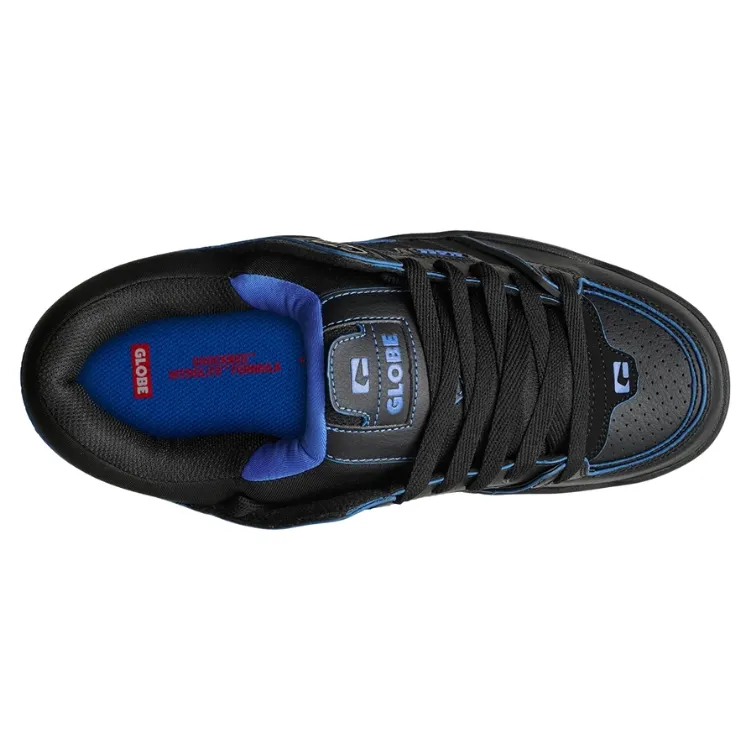 Globe Fusion Black Blue Mosaic Mens Skate Shoes