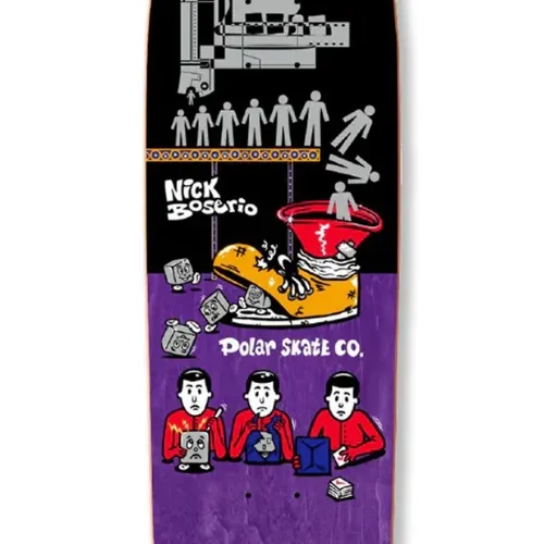 Polar Skate Co Nick Boserio The Machine Purple P9 8.625 Skateboard Deck