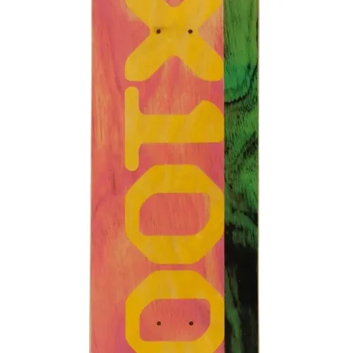 Gx1000 Split Stain Pink Olive Orange 8.125 Skateboard Deck