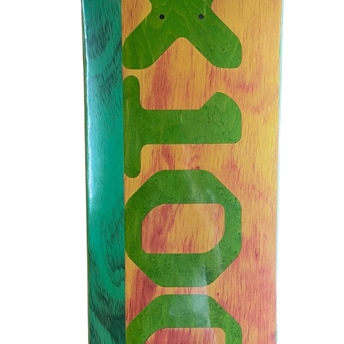 Gx1000 Split Stain Teal Yellow Green 8.25 Skateboard Deck
