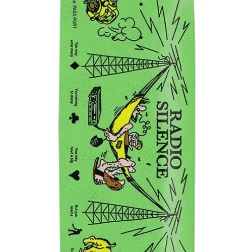 Passport Eyeball Series Radio Silence 8.5 Skateboard Deck