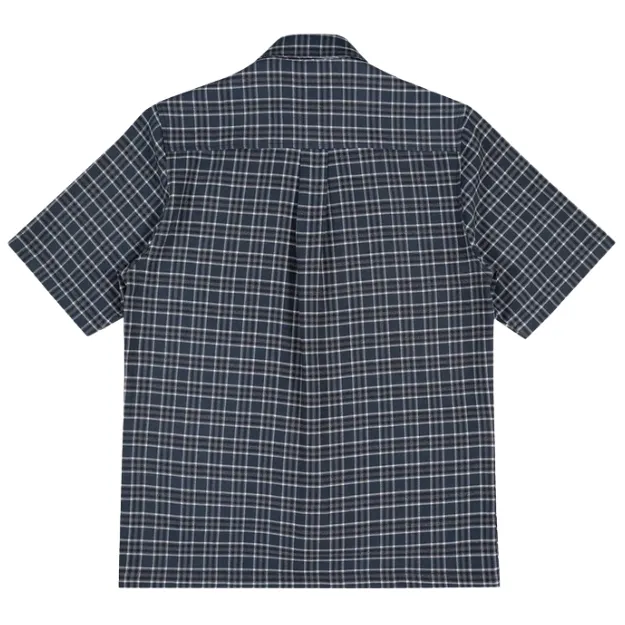 Santa Cruz Winkowski 8Baller Arch Vintage Blue Button Up Shirt