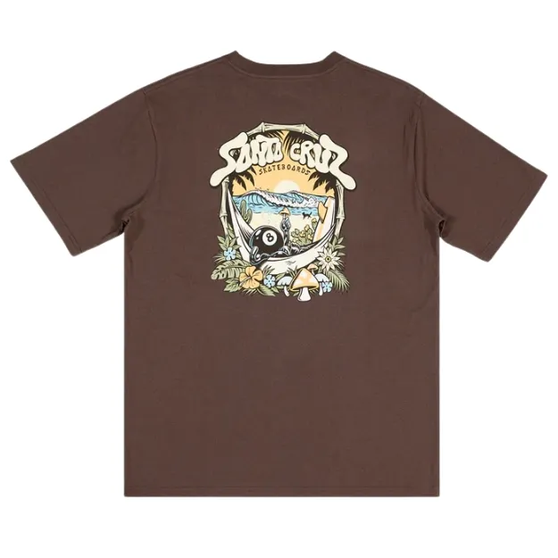 Santa Cruz Winkowski 8Baller Triparch Centre Brown T-Shirt