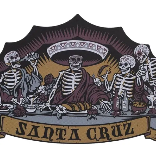 Santa Cruz Dead Diners Guzman Matte Sticker