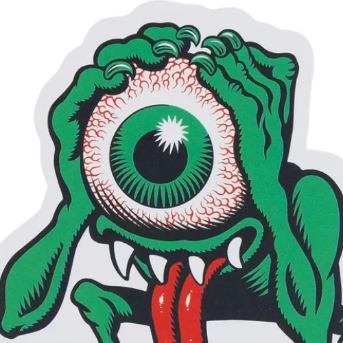 Santa Cruz Eyegore Strip Matte Light Green Sticker