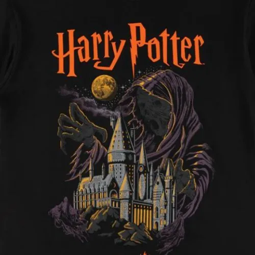 Welcome Skateboards X Harry Potter Dementor Garment Dyed Boxy Black T-Shirt