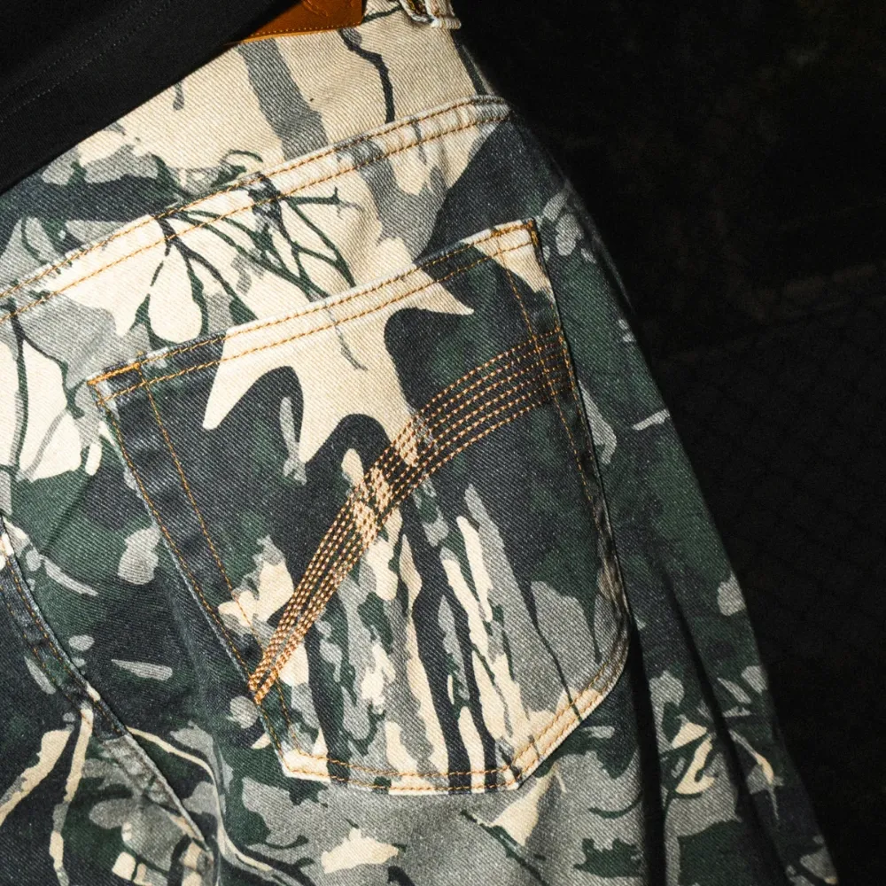 Ichpig Pigasus Tree Denim Shorts