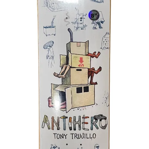 Anti Hero Recycling Trujillo Orange 8.38 Skateboard Deck