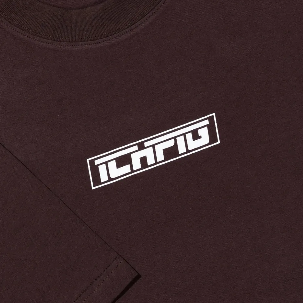 Ichpig Strike Logo Espresso White T-Shirt