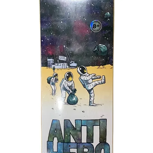 Anti Hero Space Junk Kanfoush Yellow 8.25 Skateboard Deck