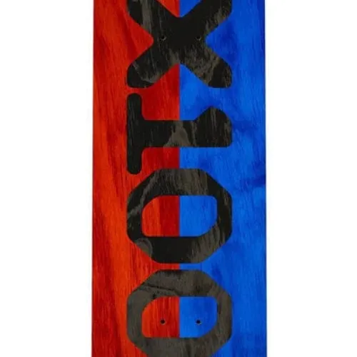 Gx1000 Split Stain Red Blue Teal 8.75 Skateboard Deck